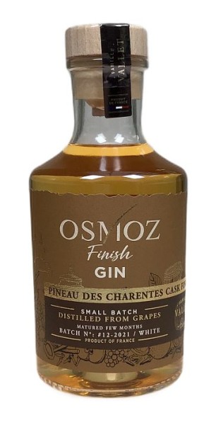 Osmoz Gin Finish Pinot de Charentes distilled from Grapes