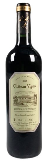 2018er Chateau Vignol Bordeaux rouge AOC