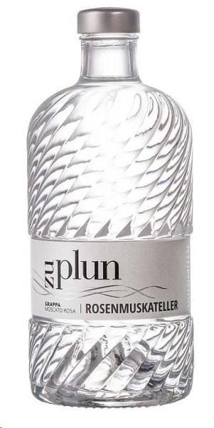 Zu Plun Dolomites Grappa Moscato Rosa Rosenmuskateller