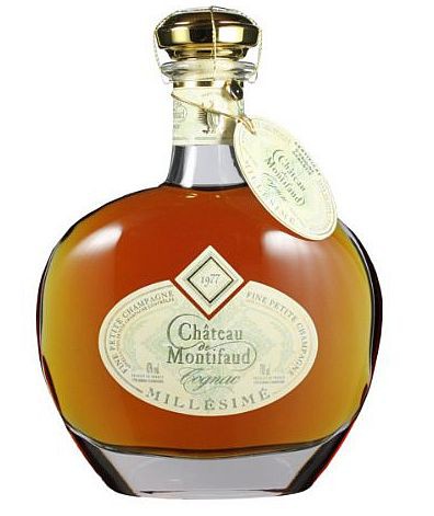 Cognac 1978er Millesime Karaffe Chateau Montifaud