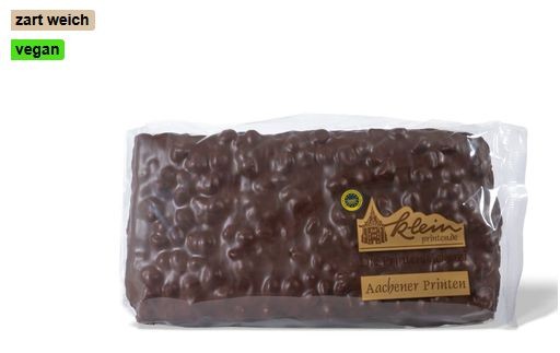 Die Printenbäckerei Aachen, Schoko Nuss Printenplatte weich 435g