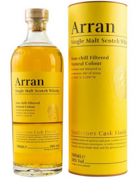 Arran Sauternes Finish Whisky unchillfiltered