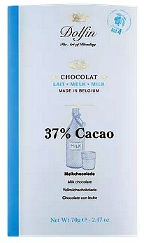 Dolfin Vollmilch 37% Schokolade 70g Tafel