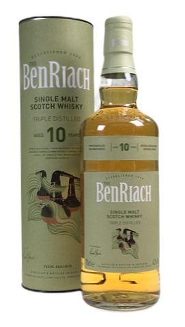 Benriach 10 years triple distilled Speyside Single Malt Whisky