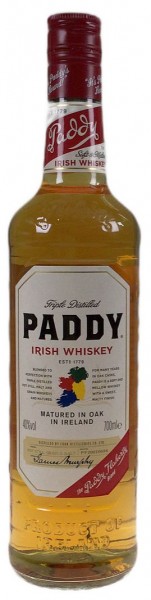 Paddy Irish Whiskey triple distilled