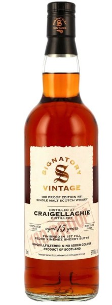 Craigellachie 2011/2024 Signatory Single Malt Whisky 100 proof Edition Batch 81