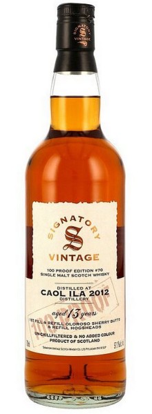 Caol Ila 2012/2026 13 years Signatory Single Malt Whisky 100 proof Edition