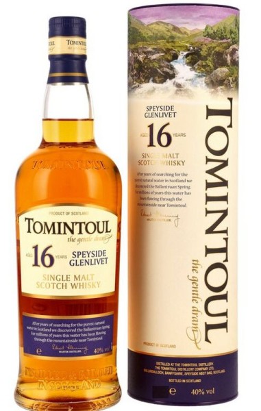 Tomintoul 16 years Speyside LITER Single Highland Malt Whisky