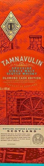 Tamnavulin Oloroso Cask Speyside Single Malt Whisky