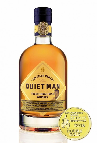 The Quiet Man Traditional Irish Whiskey triple distilled