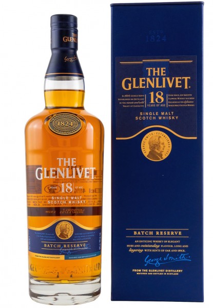 Glenlivet 18 years Single Malt Whisky Batch Reserve