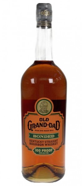 Old Grand Dad bonded LITER 100 proof Bourbon Whiskey