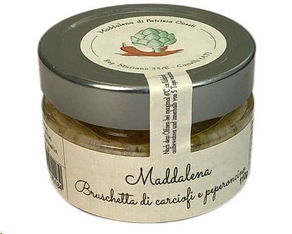 Nonna Maddalena Bruschetta di Carciofi e Peperoncino Glas 120g