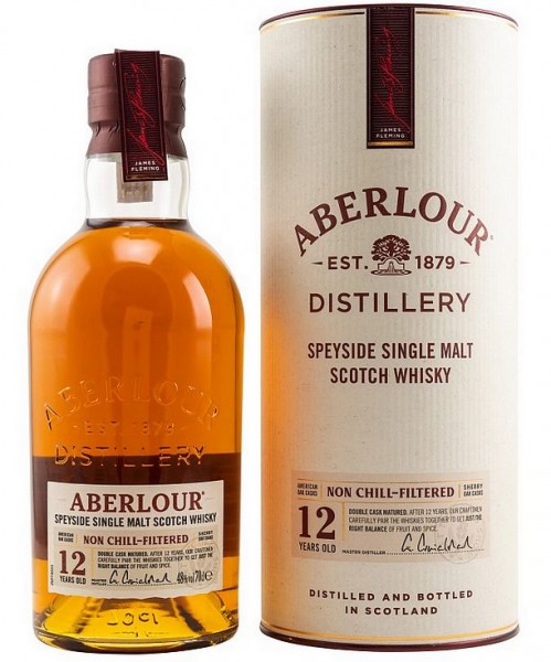 Aberlour 12 years unchillfiltered matured single Malt Whisky