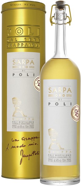 Jacopo Poli Grappa Sarpa ORO barrique