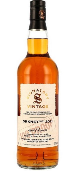 Secret Orkney 2011/2025 Signatory Single Malt Whisky 100 proof Edition Batch 58