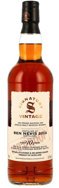 Ben Nevis 2014/2025 Signatory Single Malt Whisky