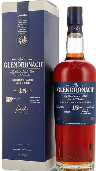 Glendronach Sherry cask 18 years single Malt Whisky