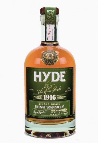 Hyde No 3 Single Grain Bourbon Cask limited Small Batch Irish Whisky