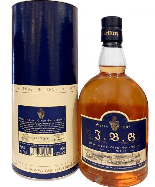 Geuting J.B.G. Münsterländer Grain Whisky blue label