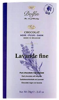 Dolfin Lavendel Vanille Schokolade 60% Kakao 70g Tafel
