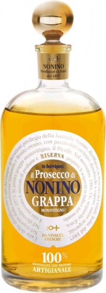 Nonino Grappa Riserva Prosecco barriques