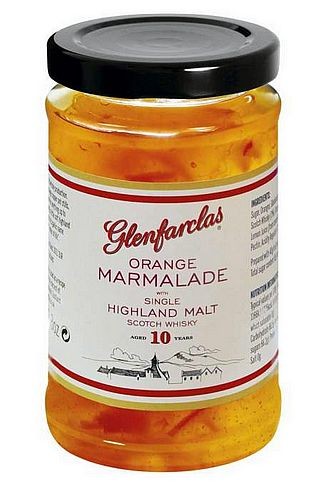Glenfarclas Whisky - Orangen Marmelade 235g
