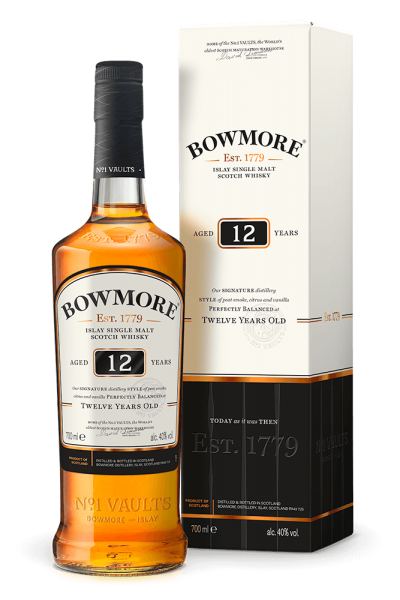 Bowmore 12 years old Islay Single Malt Whisky peated