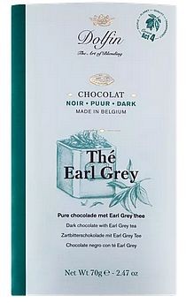 Dolfin Earl Grey 60% Schokolade 70g Tafel