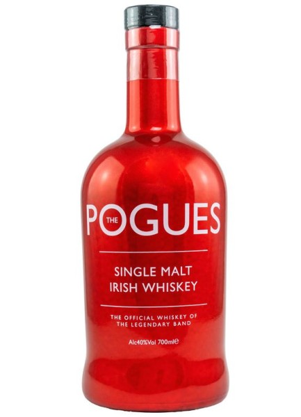 The Pogues RED Single Malt Irish triple distilled Whisky