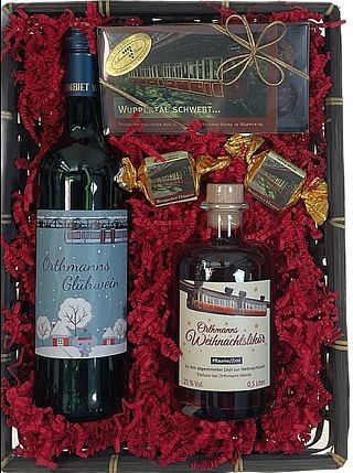 Weihnachtsgruß aus Wuppertal Schoko, Likör & Glühwein...