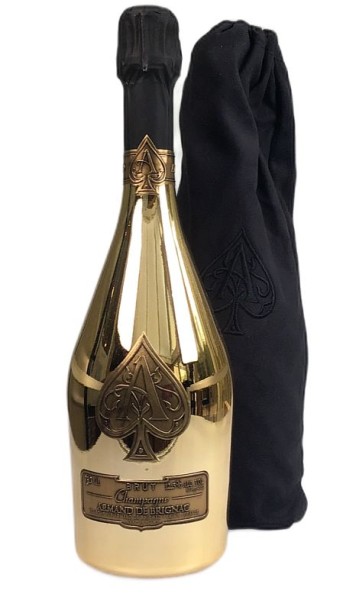 Armand de Brignac GOLD Champagner Velvet Bag