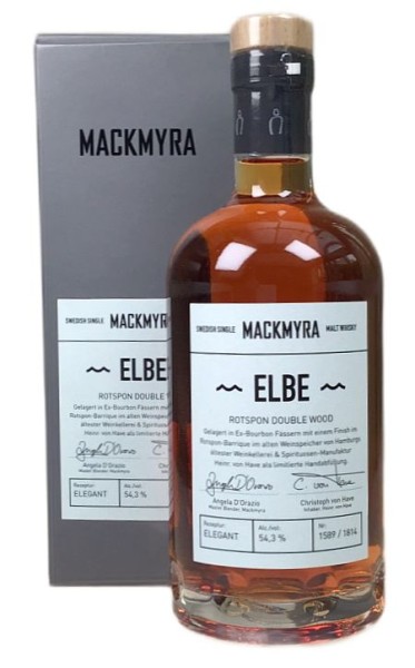 Mackmyra ELBE Rotspon finish Cask Whisky Svedish Single Malt