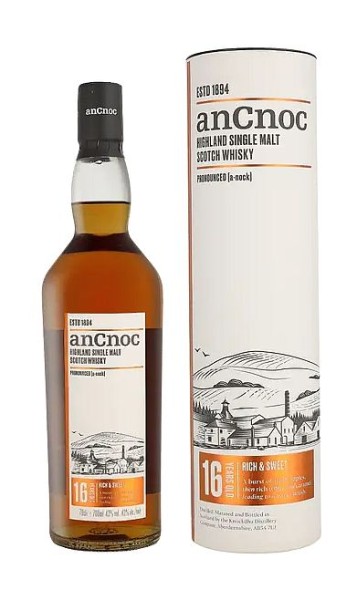 AnCnoc 16 years old Single Malt Whisky