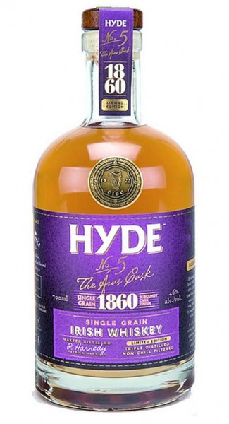 Hyde No 5 Single Grain Burgundy Cask limited Small Batch Irish Whisky