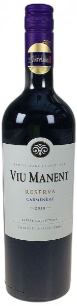 2021er Viu Manent Carmenere Reserva