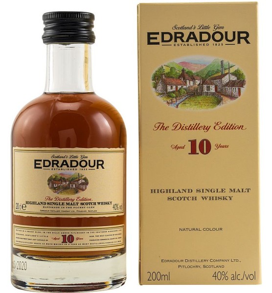 Edradour 10 years Single Malt Whisky 0,20l