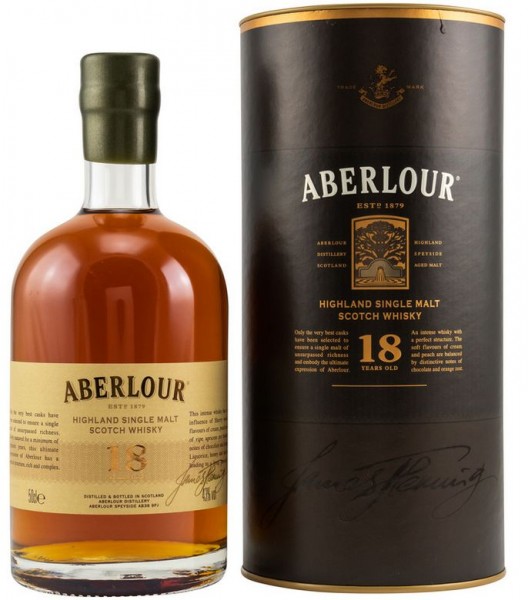 Aberlour 18 years double matured single Malt Whisky