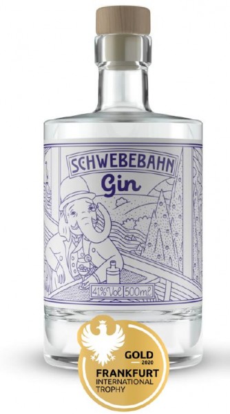 Schwebebahn Gin -blau- leicht & duftig