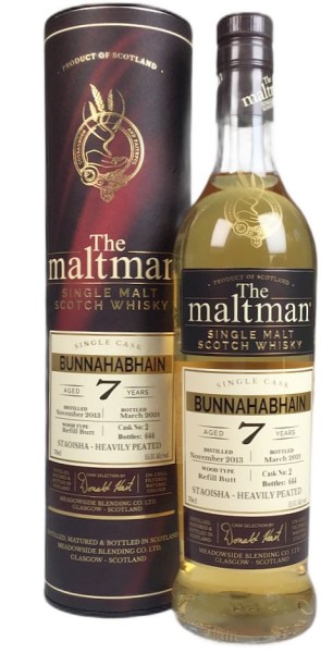 Bunnahabhain MALTMAN Cask strength Single Malt unchillfiltered 2013/21