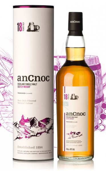 AnCnoc 18 years old Single Malt Whisky