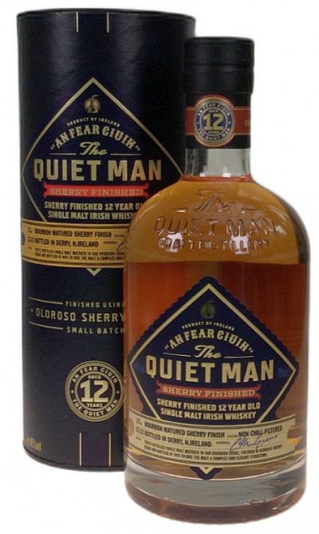 The Quiet Man "Sherry finish" 12 years Single Malt Irish Whiskey