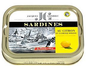 Jacques Gonidec, Sardinen in Olivenöl mit Zitrone 115g