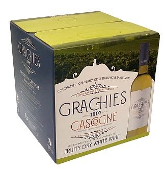 2024er 5 LITER BOX Grachies Blanc Gascogne