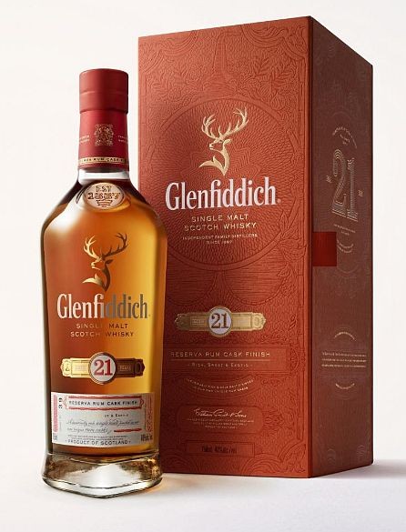 Glenfiddich 21 years Reserva Rum finish single Malt Whisky-Copy