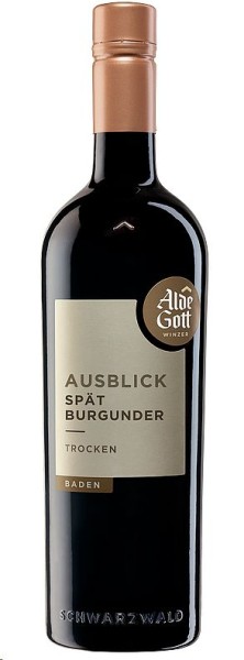 2020er Alde Gott Spätburgunder Rotwein SPÄTLESE trocken Baden Sasbachwalden AUSBLICK